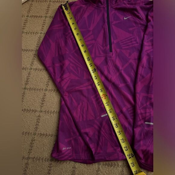 Nike Element 72 Running Dri-Fit 1/4 zip reflective pullover jacket NWOT M - Picture 8 of 14